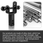 Puxyblue ATV/UTV Dual Ball Hitch Receiver