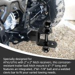 Puxyblue ATV/UTV Dual Ball Hitch Receiver