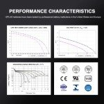 UPLUS Maintenance-Free ATV and Powersports Battery