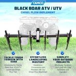 Black Boar ATV/UTV Plow with Adjustable Chisels