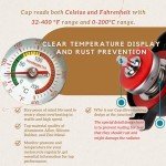 High-Pressure Radiator Cap with Temp Gauge 1.8 Bar