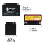 Mighty Max Battery YTX4L-BS SLA Battery for ATV Quad Dirt/Pit Bike 50/70/110/125 CC Brand Product