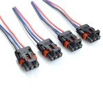 AFEISOL Blue Power Pigtail Connectors for Polaris