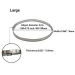 100-Piece Universal Stainless Steel CV Boot Clamp Kit