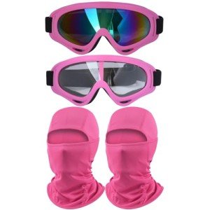 ATV Goggles and Balaclavas Set - Pink