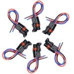 AFEISOL Blue Power Pigtail Connectors for Polaris