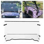 Kojem Clear Folding Windshield for Polaris Ranger
