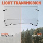 Kojem Clear Folding Windshield for Polaris Ranger