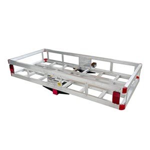 MaxxHaul Hitch Mount Aluminum Cargo Carrier - 500 lbs