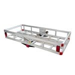 MaxxHaul Hitch Mount Aluminum Cargo Carrier - 500 lbs