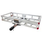 MaxxHaul Hitch Mount Aluminum Cargo Carrier - 500 lbs