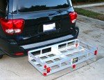 MaxxHaul Hitch Mount Aluminum Cargo Carrier - 500 lbs