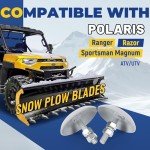 HECASA Heavy-Duty Snow Plow Blades for ATVs