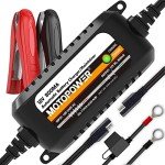 MOTOPOWER 12V 800mA Battery Charger & Maintainer