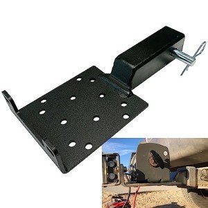 ATV Trailer Hitch Winch Mount Plate 2" Receiver