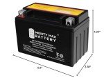 Mighty Max Battery YTX9-BS Replaces Honda ATV TRX300EX TRX400EX 300EX 400EX CBR900R RR