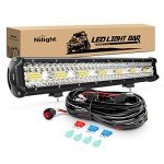 Nilight 20" 420W LED Light Bar with Harness