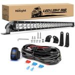 Nilight 31" LED Light Bar with Wiring Harness