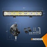 Nilight 20" 420W LED Light Bar with Harness