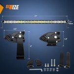 Nilight 31" LED Light Bar with Wiring Harness