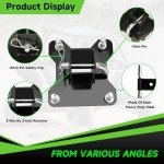 Heavy Duty UTV Rear Receiver Hitch Plate Kit