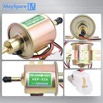 MaySpare 12V Inline Fuel Pump for ATVs