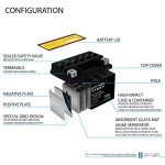 Mighty Max Battery YTX4L-BS SLA Battery for ATV Quad Dirt/Pit Bike 50/70/110/125 CC Brand Product