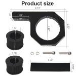 LED Light Bar Clamp Mount Set for ATVs