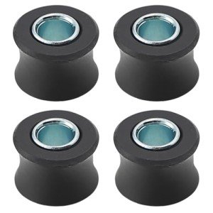4-Piece Rubber Rear Shock Absorber Bushing Set