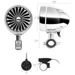 GoHawk AJ4-Halo Waterproof Bluetooth ATV Speakers