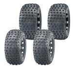 4 ATV Go Kart Knobby Tires Set 145/70-6 & 16/8-7