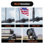 Heavy Duty UTV Flag Whip Mount Bracket