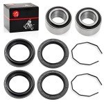 Front and Rear Wheel Bearing Seal Set for Arctic Cat