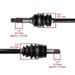 Yamaha Rhino 660 CV Joint Axles Set