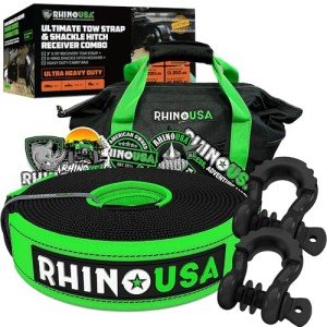 Rhino USA Heavy-Duty Off-Road Recovery Gear Combo