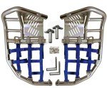 Yamaha YFZ 450 Propeg Nerf Bars - Silver/Blue