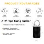 UTV Tie Down Anchors for Polaris Ranger (6 Pcs)