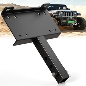 Heavy Duty Universal Winch Receiver Mount Plate