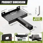 Heavy Duty Universal Winch Receiver Mount Plate