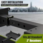 Heavy Duty Universal Winch Receiver Mount Plate