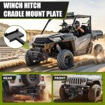 Heavy Duty Universal Winch Receiver Mount Plate