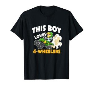 Funny ATV Quad Biker T-Shirt for Boys