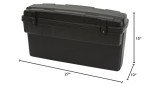 Kolpin UTV Saddle Storage Box - Black