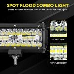 7-Inch LED Off-Road Light Pods with Wiring Kit