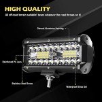 7-Inch LED Off-Road Light Pods with Wiring Kit