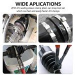 CV Joint Axle Boot Clamp Pliers with Crimp Bands