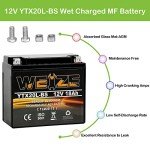Weize YTX20L-BS High Performance Power Sports- Maintenance Free - Sealed AGM Battery ETX20L BS For Motorcycle ATV UTV snowmobile