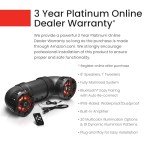 BOSS ATV8BRGB Sound System with Bluetooth and Illumination