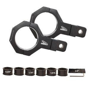 Adjustable Roll Bar Clamps for UTV/ATV (2 Pack)