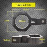 Adjustable Roll Bar Clamps for UTV/ATV (2 Pack)